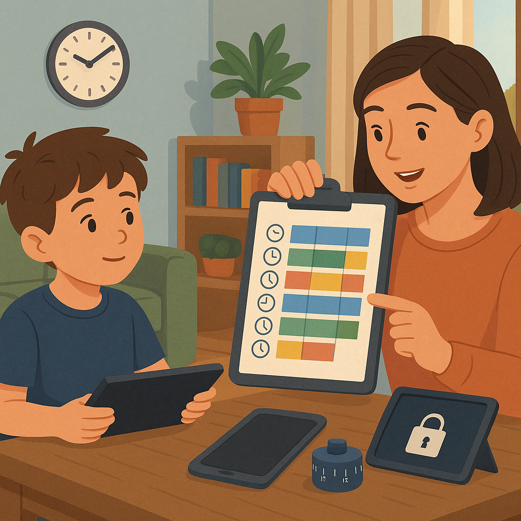 Jak wprowadzić rutynę ekranową: harmonogramy, bloki czasowe i narzędzia do egzekwowania