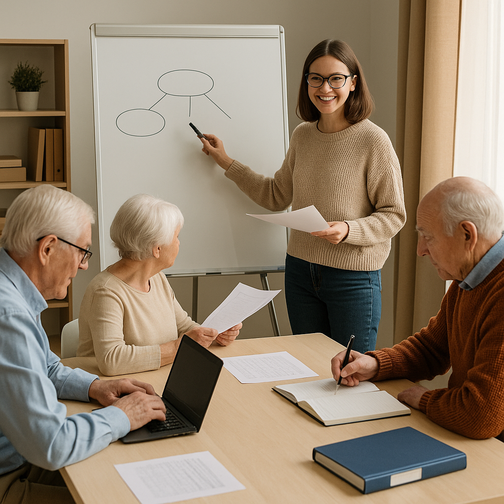 Tworzenie programów szkoleniowych dla seniorów: praktyczne materiały, skuteczne metody i realistyczne harmonogramy