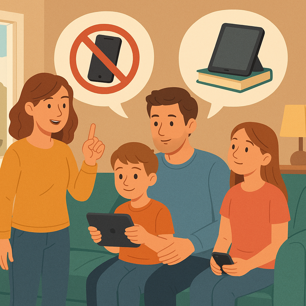 Skuteczne zasady rodzinne dotyczące telefonów i tabletów, które dzieci zaakceptują