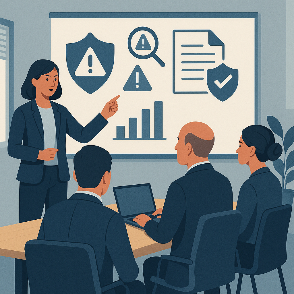 Szkolenie dla kadry zarządzającej: ocena ryzyka cyfrowego i tworzenie polityk bezpieczeństwa