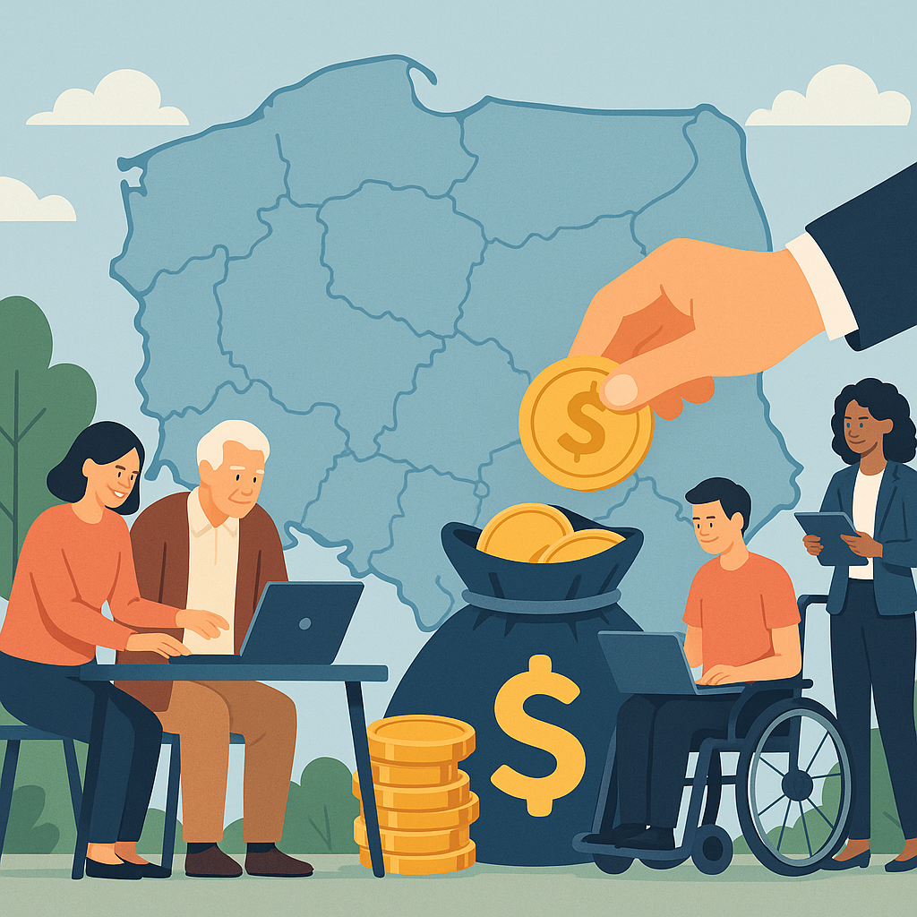 Finansowanie projektów na rzecz inkluzji cyfrowej w Polsce: dotacje, konkursy i partnerstwa