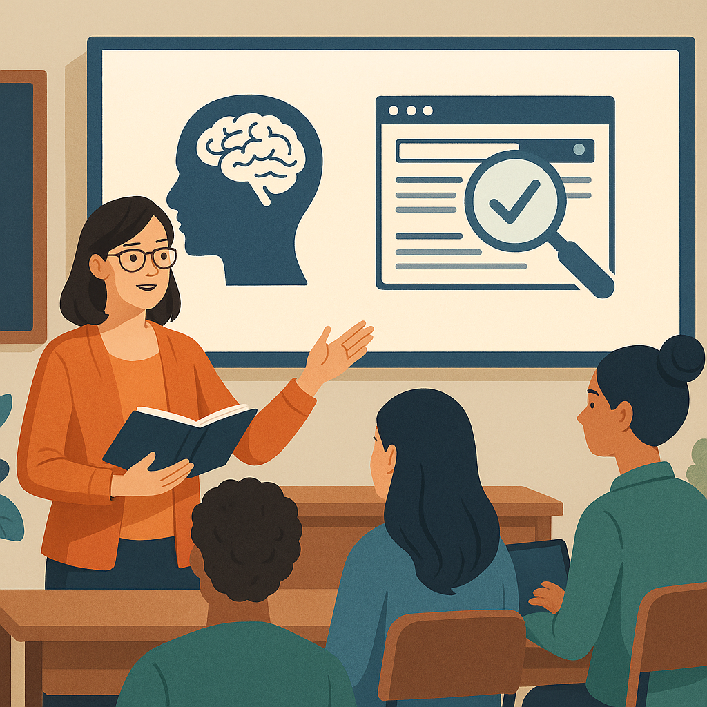 Program dla nauczycieli: nauczanie krytycznego myślenia i weryfikacji źródeł online